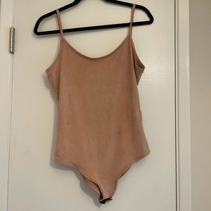 NEW Faux Suede Forever 21 Bodysuit